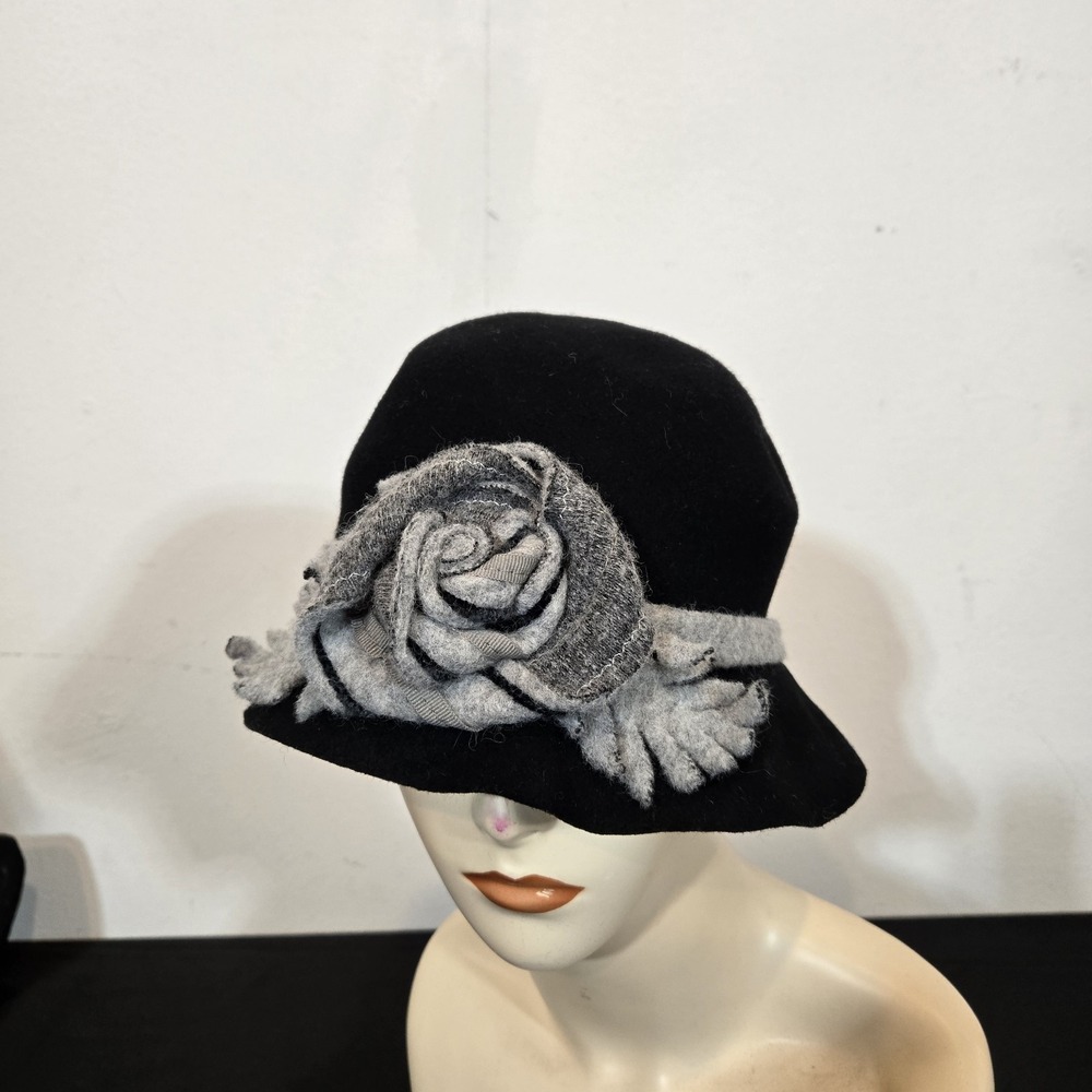 Allessandra Bacci Felted Cloche Hat